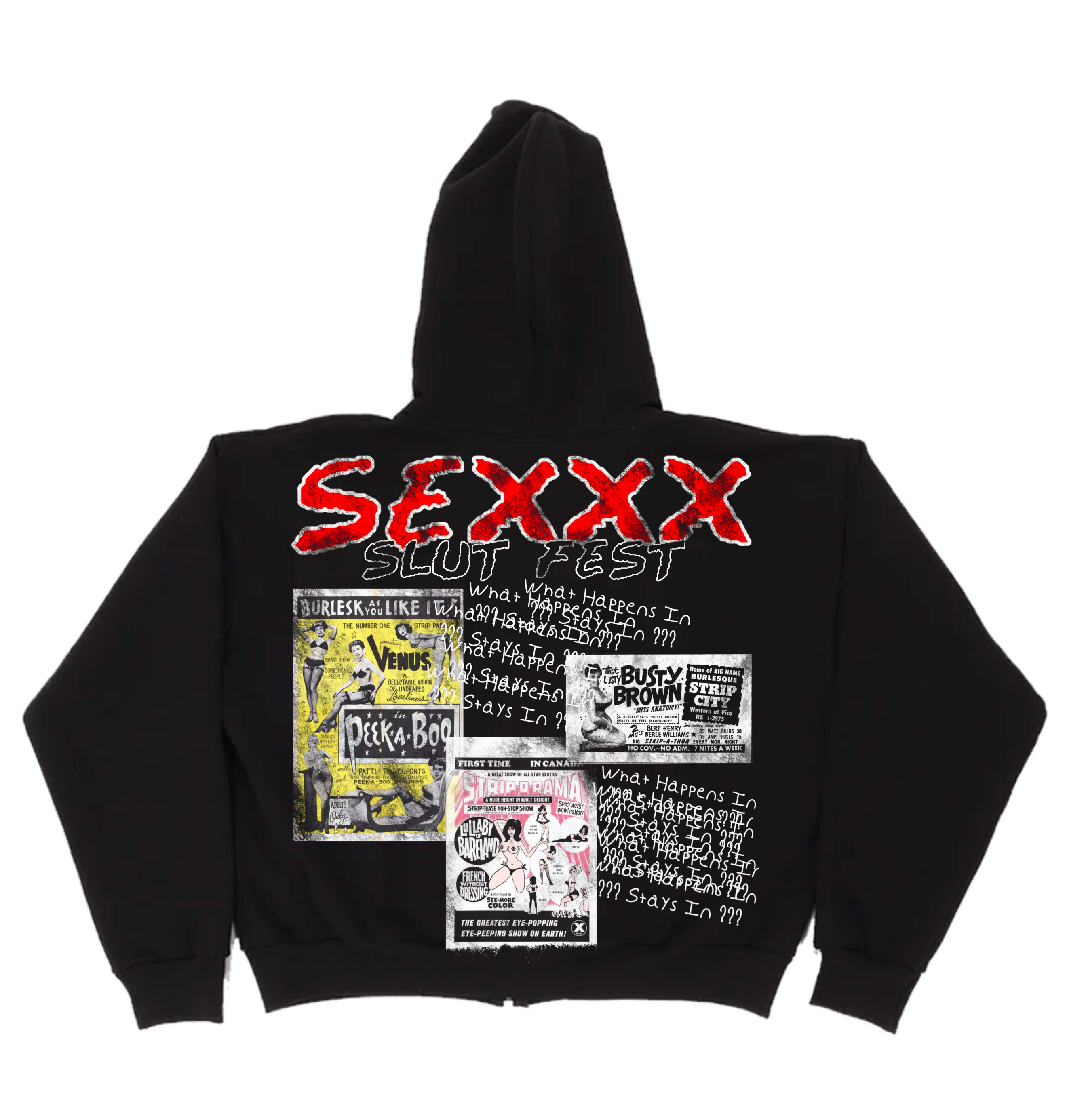 Slut Fest Box Cut Zip