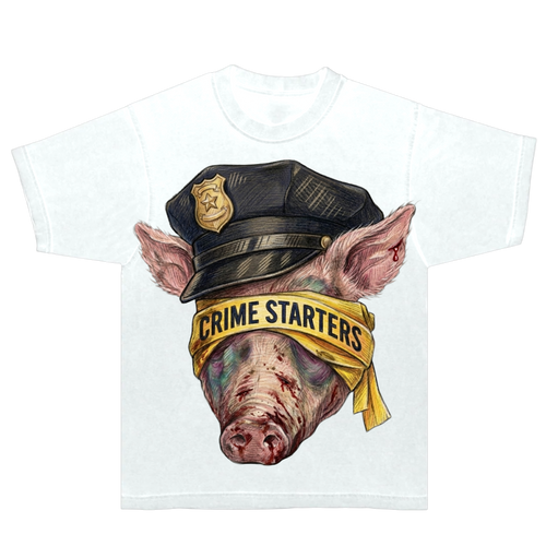 Crime Stoppers Pig Tee