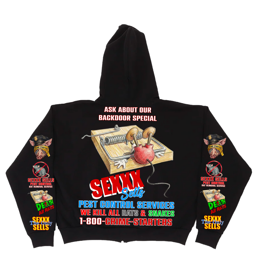 Pest Control Box Cut Zip Up