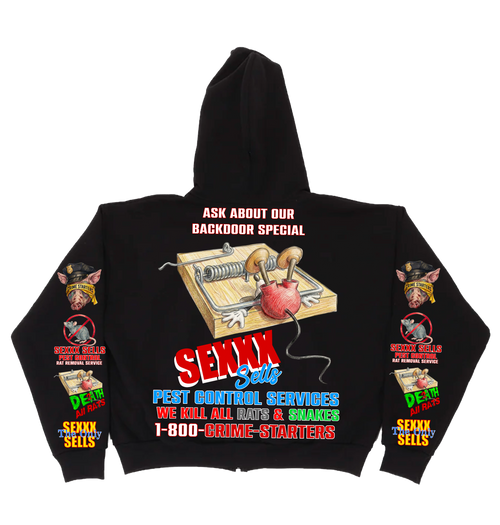 Pest Control Box Cut Zip Up