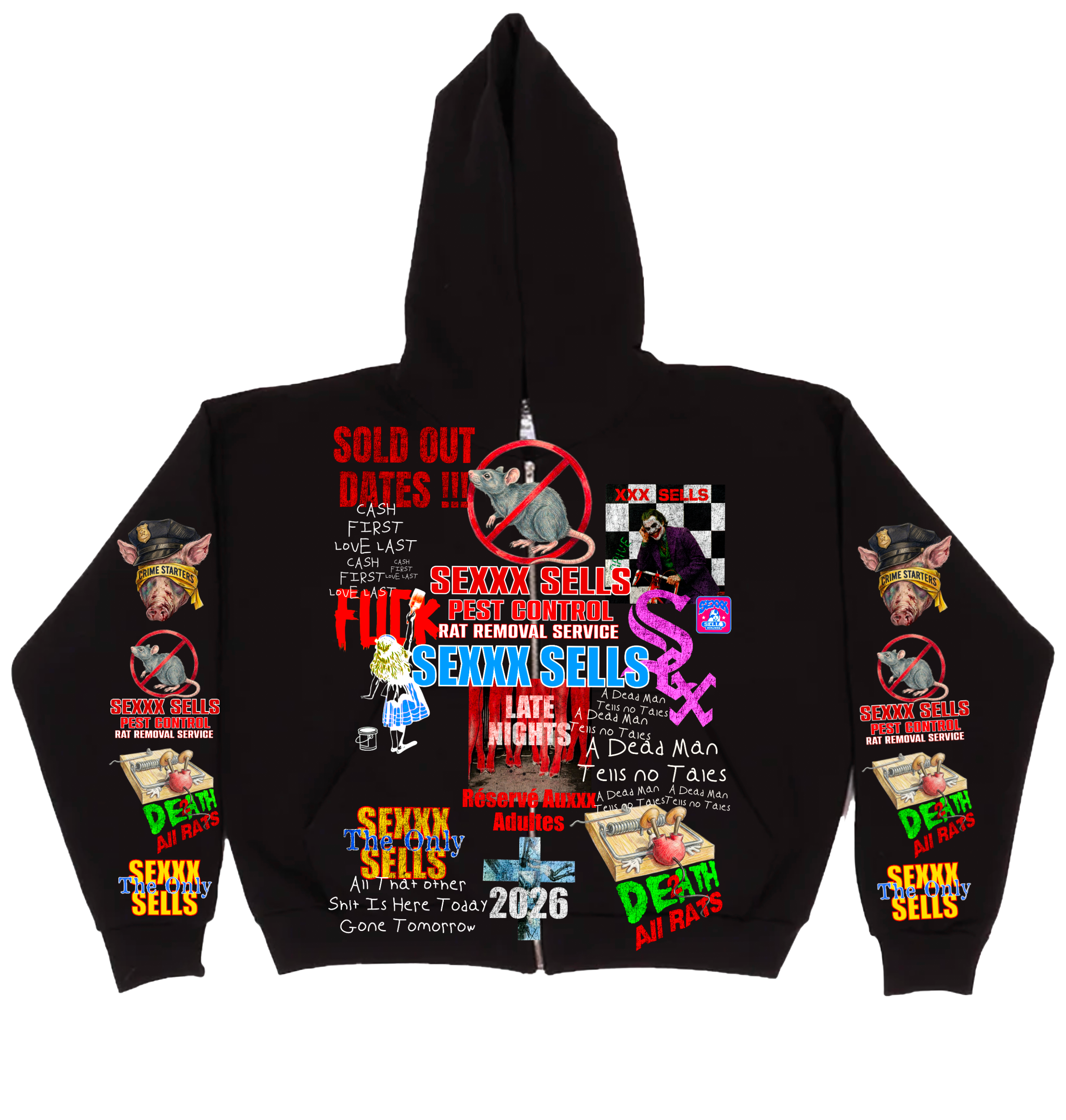 Pest Control Box Cut Zip Up